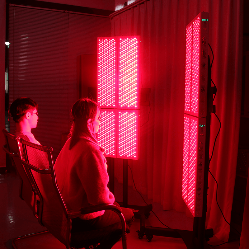 В дома Двама души терапия с червена светлина 660nm 850nm - Близка инфрачервена терапия за светлина PDA производител на червена светлина за терапия